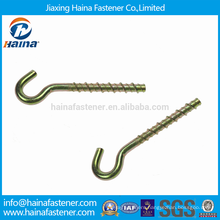 China Supplier Grade 4.8 Zinc Plated Double Thread Hook Bolts